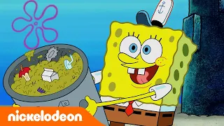 Download SpongeBob | SpongeBob dan Squidward jadi Petugas Kebersihan!| Nickelodeon Bahasa MP3