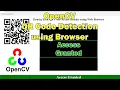 OpenCV QR Code Detection using your web browser