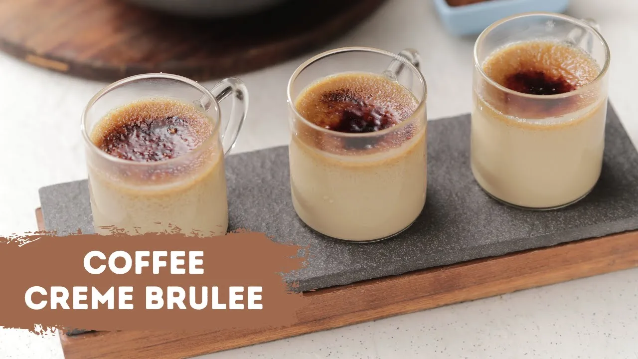 Coffee Crme Brulee   Coffee Dessert Recipe          Sanjeev Kapoor Khazana