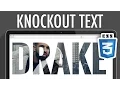Responsive Knockout Text With CSS3 ft DRAKE XO PIXEL
