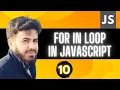 For in loop in Javascript JavaScript Tutorial in Hindi