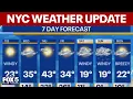 NYC weather snow on the way