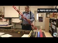 How to use and care for a 4-foot level