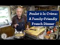 Simple Poulet a la Creme with Jacques Pepin