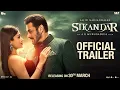 Download Lagu SIKANDAR Official Trailer - Salman Khan, Rashmika | Sajid Nadiadwala | A.R. Murugadoss | 30th March