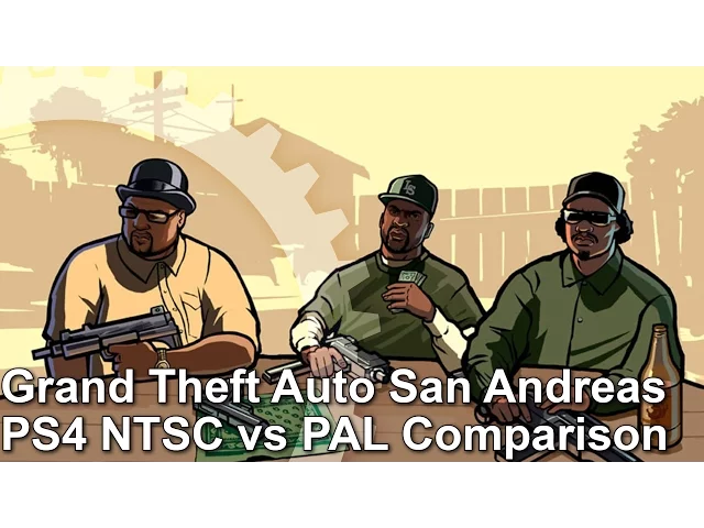 UPDATED Grand Theft Auto San Andreas PS4 Frame-Rate Test [UK vs US]