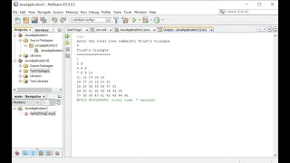 Java program to print Floyd s triangle
