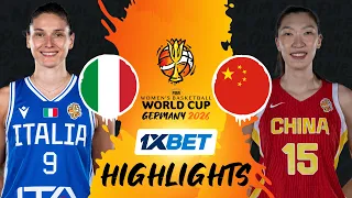 Italy 🇮🇹 v China 🇨🇳 | 1XBET Highlights | FIBA Women's Basketball World Cup 2026