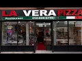 Trying a salad from La Vara pizza in midtown Manhattan