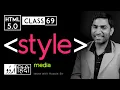 Style tag with media attribute - html 5 tutorial in hindi