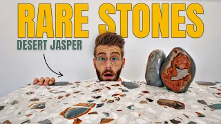I Used RARE STONES To Make a Desk