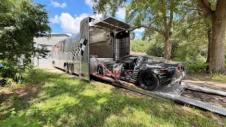 Car Hauler Rv/Bus conversion renovation. I did not want to have to do this.