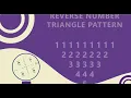 25 Number Pattern without any pre-defined method using while loop in Python