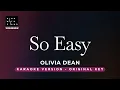 Download Lagu So Easy (To fall in love with) - Olivia Dean (Original Key Karaoke) - Piano Instrumental \u0026 Lyrics