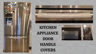 KITCHEN APPLIANCE DOOR HANDLE COVERS