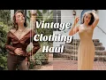 Vintage Clothing Haul Shopping Tips