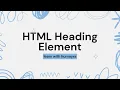 HTML Heading Element - Web Development Course for beginners