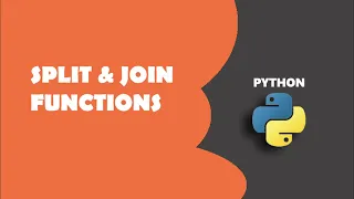 Split and join functions in Python Modules In Python Hindi