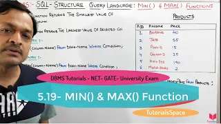 5 19 - SQL Min SQL Max Function SQL Online Free Course Microsoft Sql Server Learn Sql