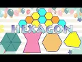 Hexagon Shape for Kids Hexagon with Equal Sides Unequal Sides for Kindergarten Grade 1 Grade 2