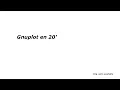 Gnuplot en 20