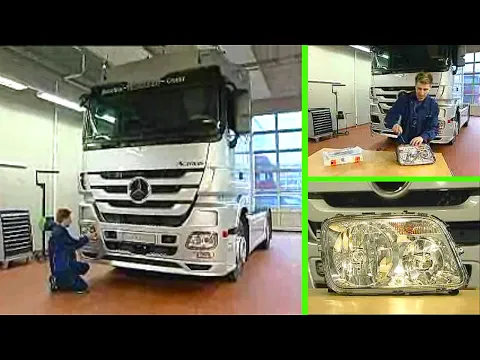 Download MP3 Mercedes-Benz Actros - How to replace the lens of a headlamp | W930, W932, W933, W934 with CODE XV6