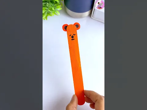 Popsicle sticks craft/easy craft ideas for kids at school #shorts #trending #viralvideo #kidscrafts