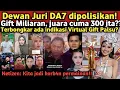 Lagu Juri DA7 dilaporkan! Pendukung Valen dan Tasya Protes, Virtual Gift Miliaran, hadiah cuma 300 jutaan
