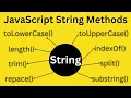 Learn JavaScript String Methods JavaScript Strings JavaScript Tutorial