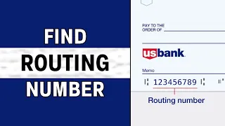 How to Find U S Bank Routing Number Check U S Bank Account Routing Numbers 2025