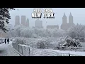 Lagu NYC Covered in Snow: Central Park Winter Storm Walk 4K