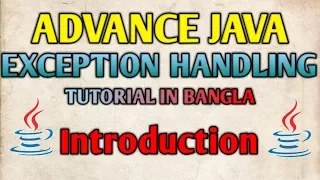 JAVA Exception Handling Bangla Tutorials 43 - Exception Handling in Java Introduction