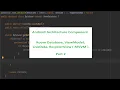 Android Architecture Component Room Database ViewModel LiveData RecyclerView VM
