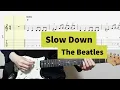Lagu The Beatles - Slow Down Guitar Cover With Tab