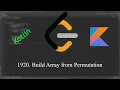 LeetCode Challenge 1920 Kotlin Build Array from Permutation