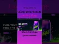 Energy Drink Website Using HTML CSS Step by Step Tutorial Fast Code