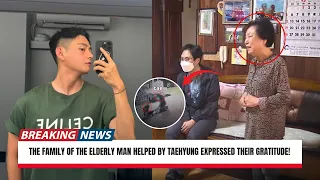 After Taehyung heroic act, the family of the elderly man who fell expressed their gratitude!