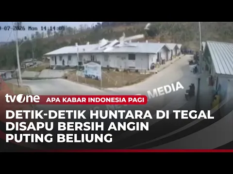 Huntara Diterjang Angin Puting Beliung