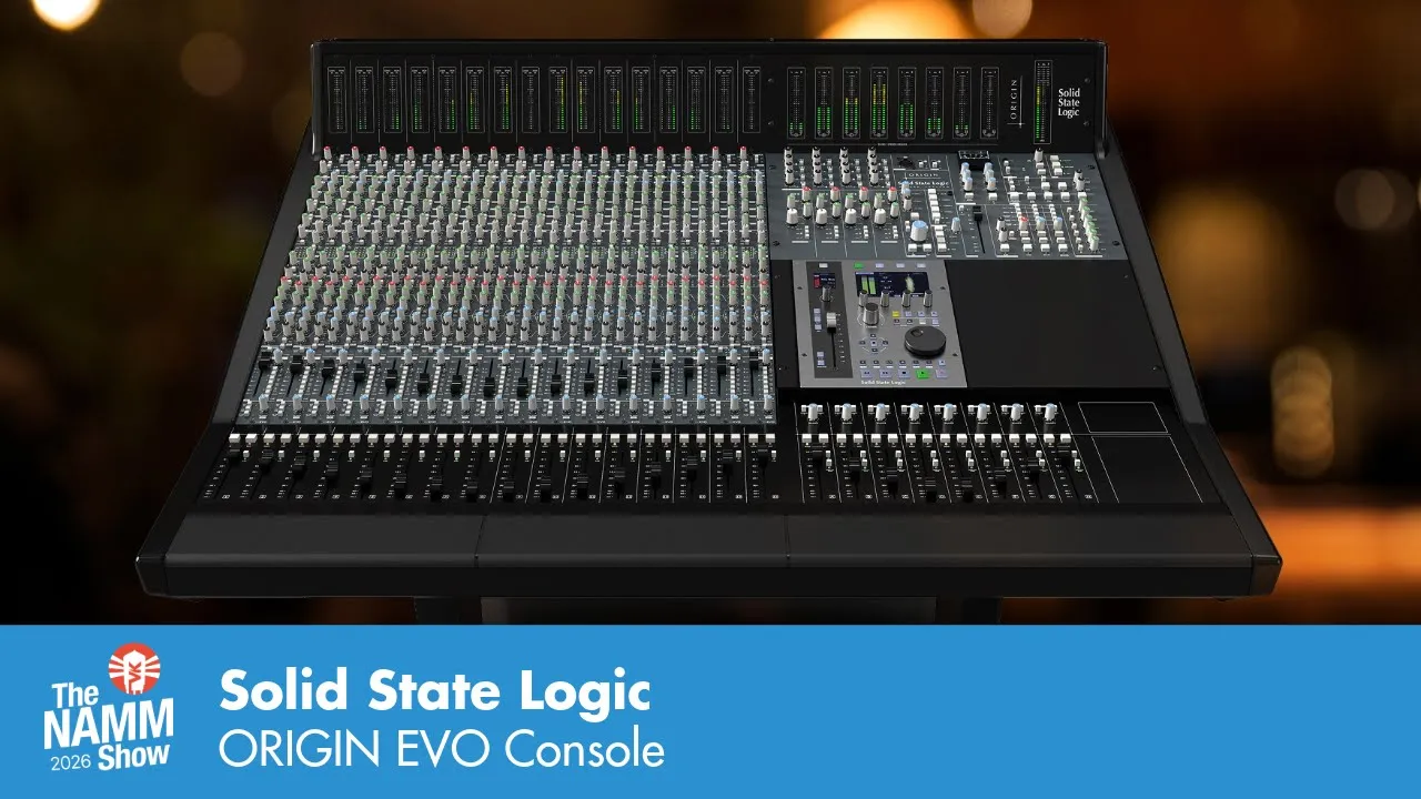 M*x様 新品同GoogleTV搭載1500アンシルーメンSovboi EC30 NAMM 26: SSL Launches ORIGIN EVO Analogue Console