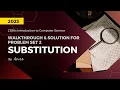 2023 CS50 - Week 2 Substitution More Solution Walkthrough Guide for Beginners By Anvea