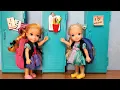 Download Lagu New School year ! Elsa \u0026 Anna toddlers are not in the same class - Barbie - new teachers  \u0026 students
