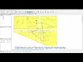 Optimize a production layout and planning through simulation