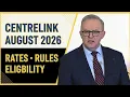 Centrelink August 2026 Update Payment Rates Income Tests Key Rules Explained