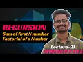 L21 - Recursion Part-2 Striver s AtoZ Sheet using Python Saurabh Mishra