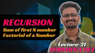 L21 - Recursion Part-2 Striver s AtoZ Sheet using Python Saurabh Mishra