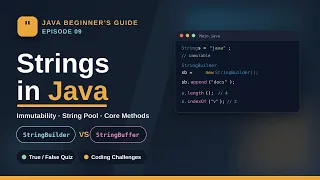 Java Strings Tutorial Immutability String Pool Common Methods Beginner s Guide Ep 9