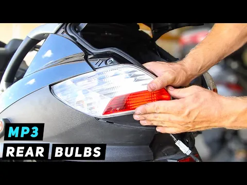 Download MP3 Piaggio MP3 - How to replace rear bulbs | Mitch's Scooter Stuff