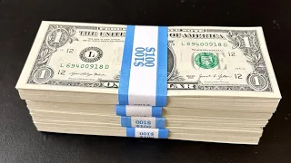 Look at these stacks of dollars! #treasure #bank #collecting #coins