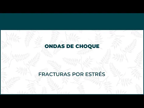 Fracturas Por Estrés. Ondas De Choque - FisioClinics Madrid