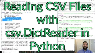Reading CSV files with csv DictReader in Python